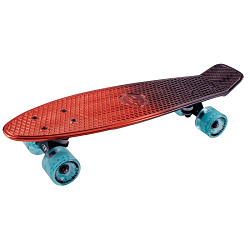 Скейтборд TECH TEAM Metallic 22 red 1/4