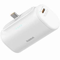 Внешний АКБ BASEUS Compact 8pin Edition с функцией быстройза рядки 5000mAh 20W White/белый
