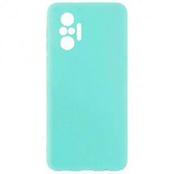 Задняя накладка ZIBELINO Soft Matte для Xiaomi Redmi Note 10 Pro 4G (бирюзовый) защита камеры
