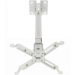 Кронштейн для проектора Buro PR04-W белый макс.20кг потолочный поворот и наклон