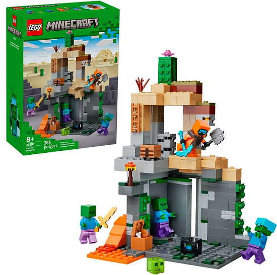 Конструктор LEGO Minecraft 21587 Подземелье зомби