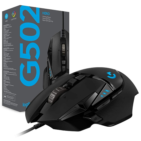Мышь LOGITECH G502 Hero Black (910-005470)