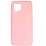 Силиконовый чехол XIVI для Samsung  Galaxy A42, TPU Color, матовый, розовый