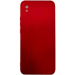 Задняя накладка ZIBELINO Soft Matte для Xiaomi Redmi 9A (красный) с микрофиброй