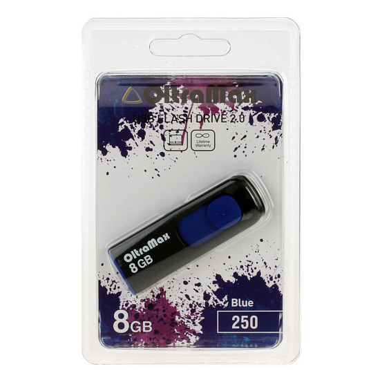 USB  8Gb OltraMax 250 Blue