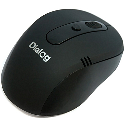 Мышь БП DIALOG MROP-03U Pointer черная, USB
