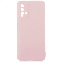 Задняя накладка Zibelino Soft Matte для Xiaomi Redmi 9T розовый, защита камеры
