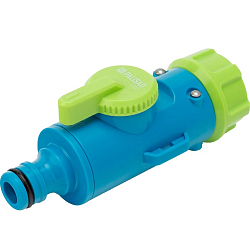 Адаптер штуцерный 3/4'', быстросъемный, с переключателем, LUXE// Palisad 65752