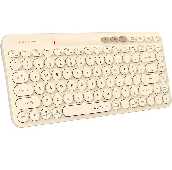 Клавиатура БП A4Tech Fstyler FBK36C AS бежевый