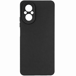 Задняя накладка ZIBELINO Soft Matte для Realme C67 4G (черный) с микрофиброй