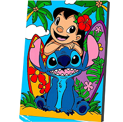 Картина по номерам для детей «Лило и Стич» 20×30 см 10957163