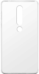 Накладка силиконовая для Nokia 5.1 Plus, прозрачная