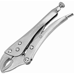 Зажим ручной, полукруглый захват, 180 мм// Сибртех