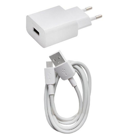 Сетевое ЗУ 1USB HUAWEI microUSB белый