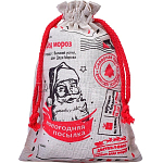 Сумка - мешок "Новогодняя посылка" (20*30см.) УТМ01417664