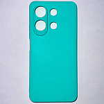 Задняя накладка Мобилис для Xiaomi Redmi Note 13 (4G), морской зеленый , матовая с защитой камеры