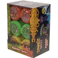 Жевательная резинка "Мозг Zombie"  с татуировкой рол 