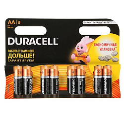 Элемент питания DURACELL LR06 BL-8 (4/80/240)