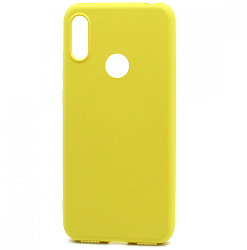Задняя накладка Silicone Case NEW ERA для Honor 8A/Y6 2019 желтый