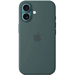 Силиконовый чехол SILICONE CASE MagSafe для iPhone 16 Pro (4. Acua) (с АНИМАЦИЕЙ)