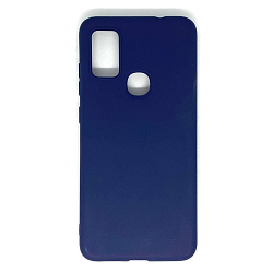 Силиконовый чехол NONAME для Samsung M51 (Темно-синий), матовый