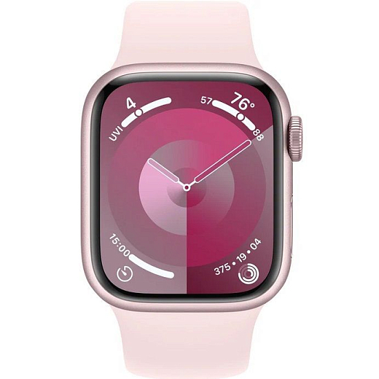 Часы Apple Watch Series 9 GPS, 45 мм, Pink, Sport Band