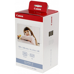Набор Canon KP-108IN картриджей и бумаги на 108 листов для Canon Selphy CP-100/200/220/300/330/400/500/600/510/710. (Комплект из трёх KP-36IP. 108 стр