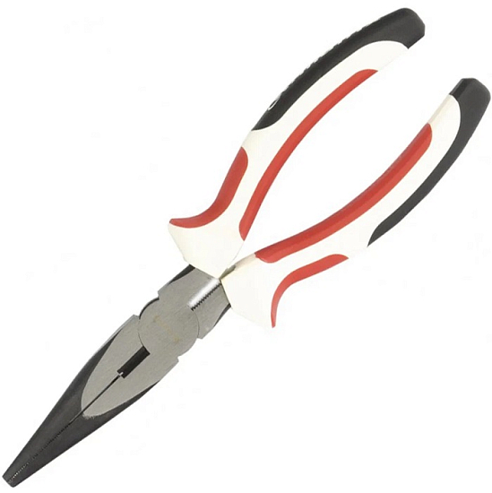 Длинногубцы прямые 200мм MATRIX Premium 17187, 3к рукоятки