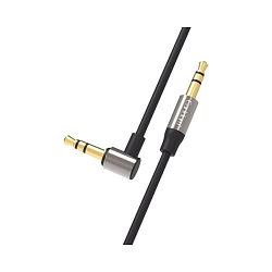 Кабель Jack 3.5 <--> Jack 3.5  1.0м EARLDOM ET-AUX46 угловой, черный