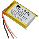 АКБ литий-полимерный 10*34*50 103450 (2000 mah)