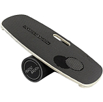 Балансировочная доска балансборд для детей и взрослых в комплекте с валиком Wakeboards Black