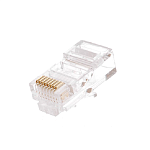 Коннектор LAN RJ45 CAT EC-UP8P8C-5E-003-TR-100 (100шт)
