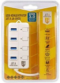 USB-Хаб JET.A JA-UH35 белый, 4 порта, USB 3.0
