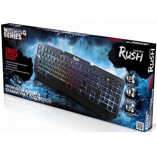 Клавиатура SMARTBUY RUSH 330G чёрный