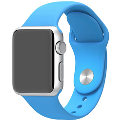 Силиконовый ремешок для Apple Watch (42/44mm) 3 – Голубой