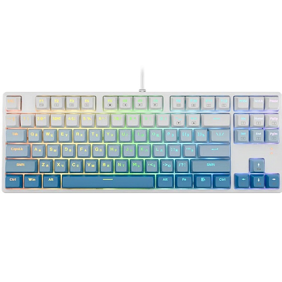 Клавиатура REDRAGON Cass Ru, синий/белый