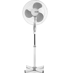 Вентилятор напольный Centek CT-5004 Gray, 40Вт, (2шт./уп, LED, 43см, 1.25м, лучевая решетка