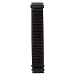Силиконовый ремешок WB37 Nylon на липучке Универсальный 22мм (black)