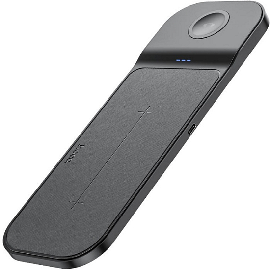 Беспроводное ЗУ HOCO CQ6 3в1, черное, 23W