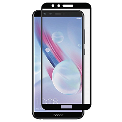 Противоударное стекло WALKER для Honor 9S черное, полный клей