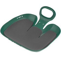 Санки-ледянки «Вираж», с мягкой сидушкой, 39×37×14 см, МИКС