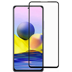 Противоударное стекло NONAME для XIAOMI Redmi Note 10 черное