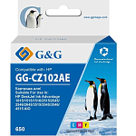 Картридж струйный G&G GG-CZ102AE 650 многоцветный (18мл) для HP DeskJet 1010/10151515/1516