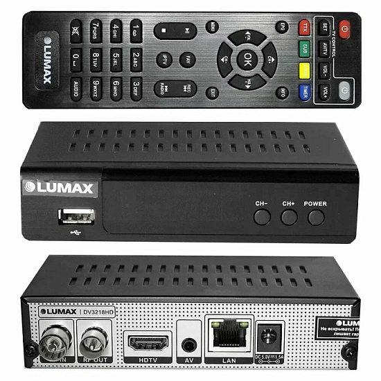 Ресивер DVB-T2 LUMAX DV3218HD
