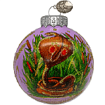 Шар "Змея-очковая", 100мм, в подарочной упаковке КУ-100-244075