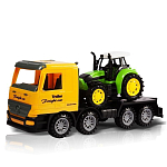Фрикционная игрушка Handers "Грузовик: Перевозка трактора" (37 см)