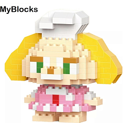 Фигурка-конструктор MyBlocks "Заяц" желт 7204A (мятая упаковка)