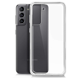 Задняя накладка ZIBELINO Ultra Thin Case для Samsung Galaxy S21 (Premium quality) (прозрачный)