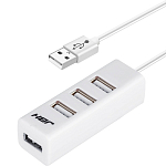 USB-Хаб JBH H-03, 4 порта, белый
