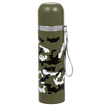 Термос, 500 мл, Гильза "Камуфляж", с кружкой, сохраняет тепло до 8 ч   9878585
